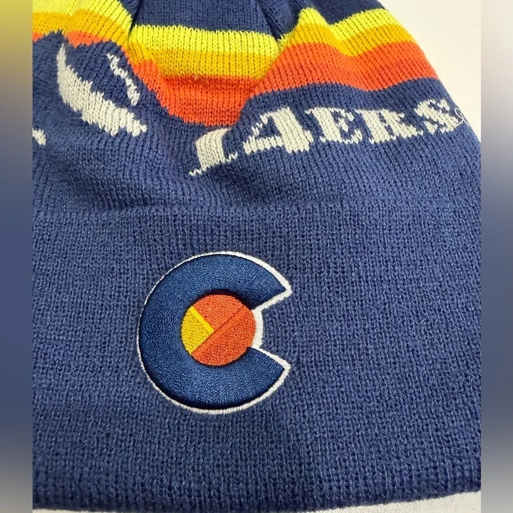 Yo Colorado Kids' Colorado 14ers Beanie Navy Blue 2-7 Years NWT Hat Mountains